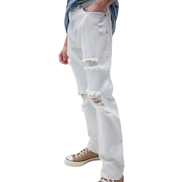 NWT $59.95 Pacsun Vintage Loose Jeans Bleach 28 30 31 36 Men's Ripped - Picture 1 of 14